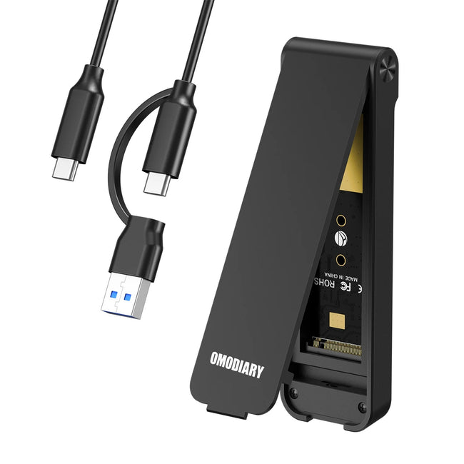 OMODIARY OMO-U211CP 10Gbps usb 3.2 M.2 2230/42/60/80 NVME SSD Enclosure Case