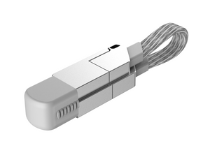 4-in-1 Magnetic 60W Fast Charging Cable | OMO-ASC001 Multi-Function Zinc Alloy Adapter Cable