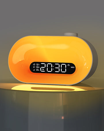 OMODIARY OMO-BL10 Sunrise Wake-Up Light, Smart Alarm Clock Speaker