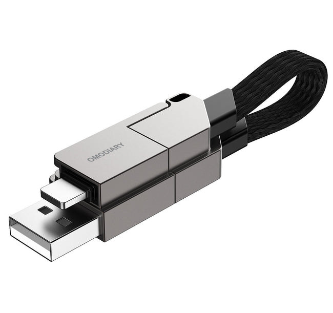 4-in-1 Magnetic 60W Fast Charging Cable | OMO-ASC001 Multi-Function Zinc Alloy Adapter Cable