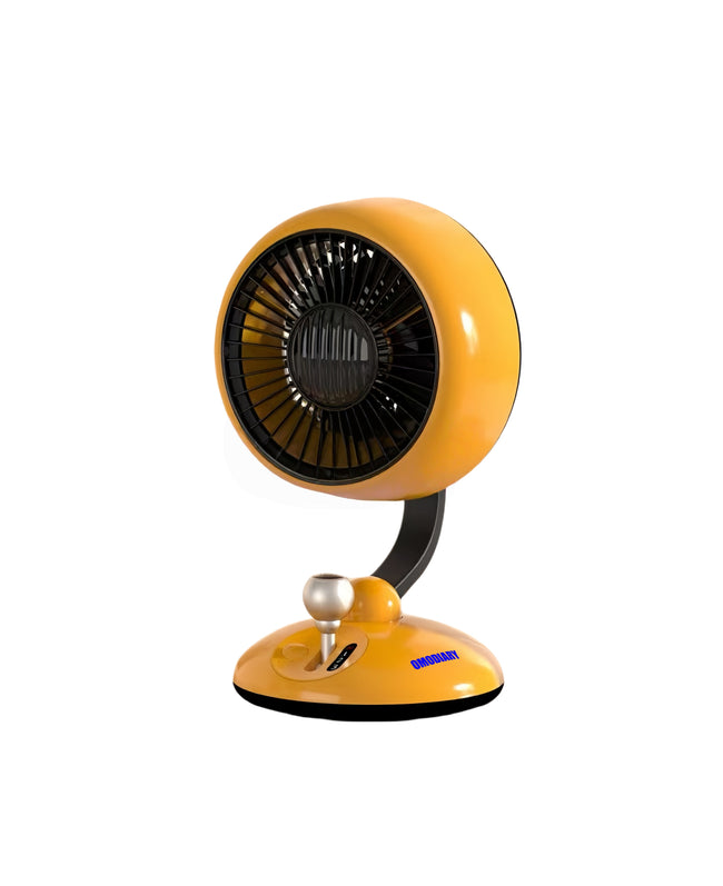 OMODIARY OMO-Little Q3 Portable Mini Oscillating Desk Fan, 3600mAh Rechargeable Brushless Fan, 3-Speed,120° Swing, Quiet 27-42dB Cooling Fan for Home Office Travel