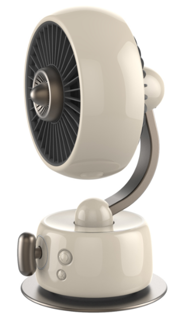 OMODIARY OMO-Little Q6 Portable Aromatherapy Oscillating Desk Fan,3600mAh Rechargeable Brushless Mini Fan,3-Speed 120° Swing,2H Fast Charge Quiet Cooling Fan for Home Office Travel