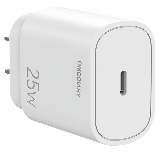 25W 1-Port USB-C GaN PD Adapter | OMO-W25A0975A Series