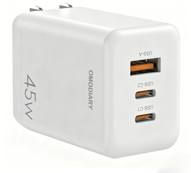 45W PD 2C1A 3-Port Fast Charger | OMO-45W0926A Series