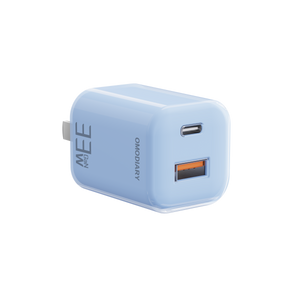 OMODIARY OMO-30W0982A 33W GaN Fast Charger | Dual Port (USB-C PD + USB-A QC) Ultra-Compact Power Adapter with PPS