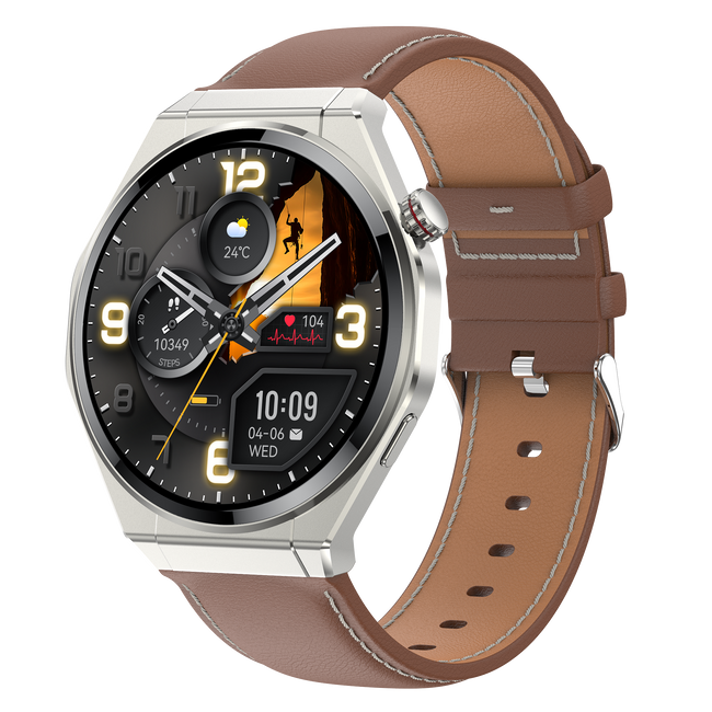 OMO-SHK5 Smart Watch  – 7mm Ultra Thin, Bluetooth Calling, Sleep Monitor & Long Battery Life