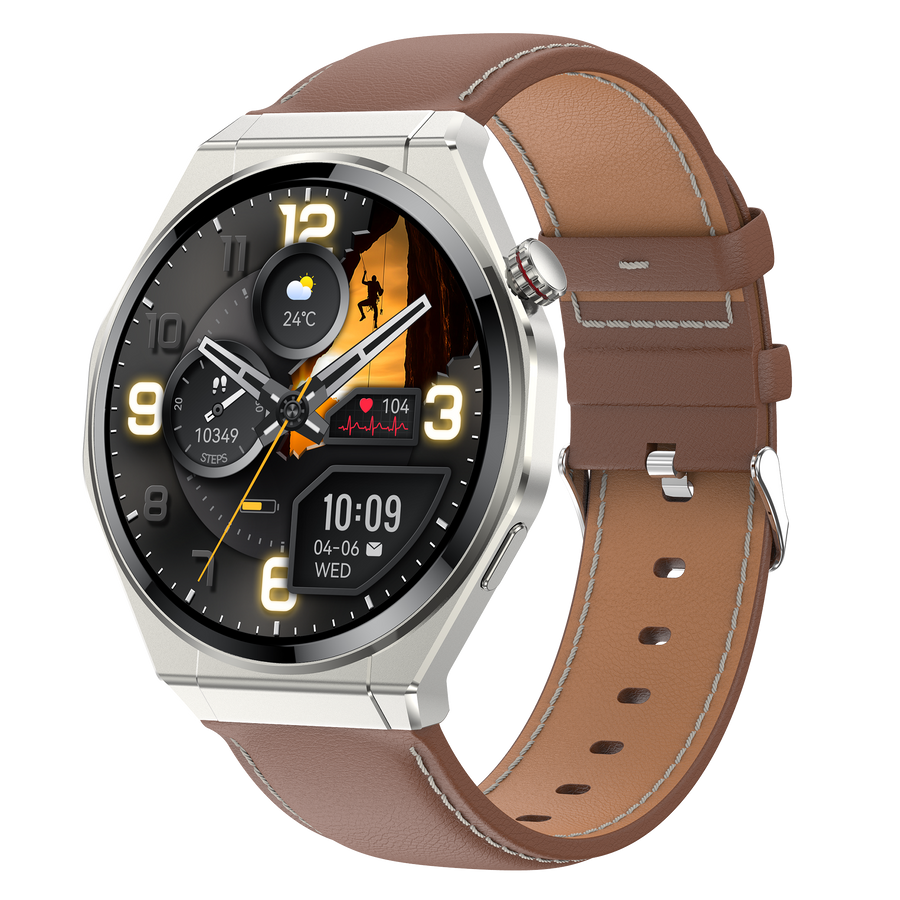 OMO-SHK5 Smart Watch  – 7mm Ultra Thin, Bluetooth Calling, Sleep Monitor & Long Battery Life