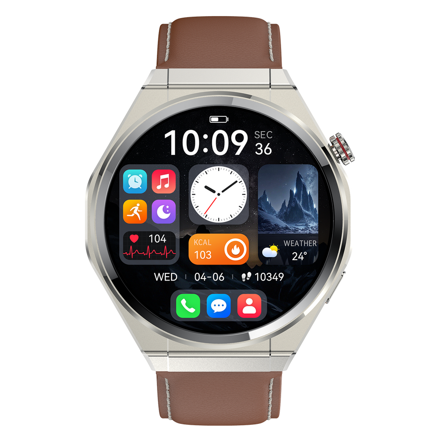 OMO-SHK5 Smart Watch  – 7mm Ultra Thin, Bluetooth Calling, Sleep Monitor & Long Battery Life