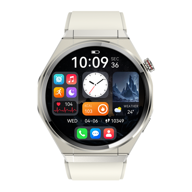 OMO-SHK5 Smart Watch  – 7mm Ultra Thin, Bluetooth Calling, Sleep Monitor & Long Battery Life