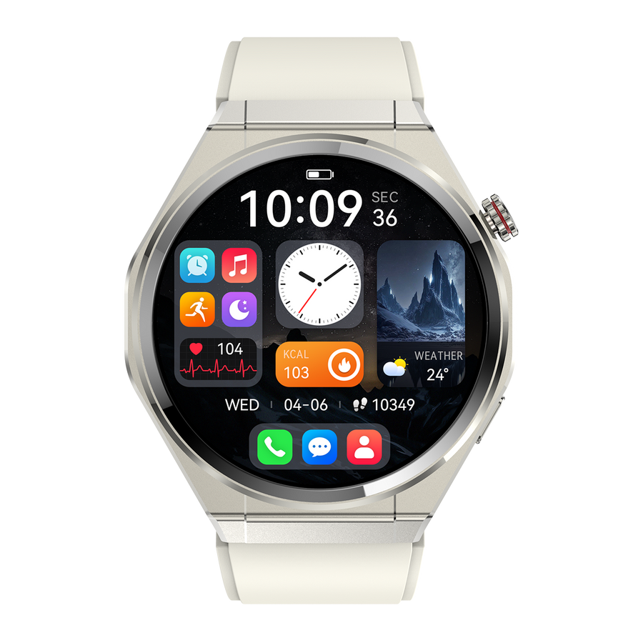 OMO-SHK5 Smart Watch  – 7mm Ultra Thin, Bluetooth Calling, Sleep Monitor & Long Battery Life
