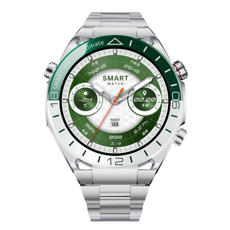 OMO-SSK41 Rugged Outdoor Smartwatch | Built-in Flashlight & Bluetooth Calls, IP67 Waterproof