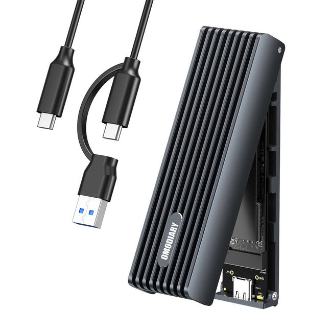 OMODIARY OMO-U211CP 10Gbps usb 3.2 M.2 2230/42/60/80 NVME SSD Enclosure Case