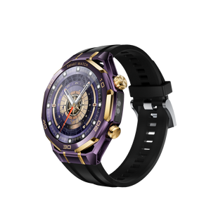 OMO-SK55P Luxury Smart Watch for Men | Crown on the Wrist, Stainless Steel, Long Endurance & Health Monitoring