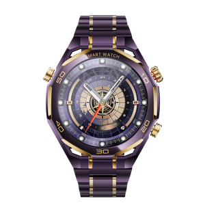 OMO-SK55P Luxury Smart Watch for Men | Crown on the Wrist, Stainless Steel, Long Endurance & Health Monitoring
