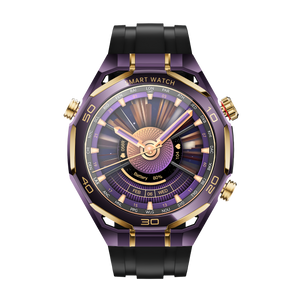 OMO-SK55P Luxury Smart Watch for Men | Crown on the Wrist, Stainless Steel, Long Endurance & Health Monitoring
