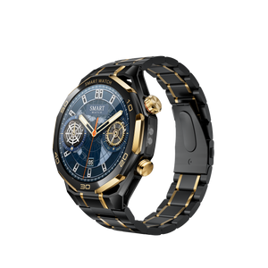 OMO-SK55P Luxury Smart Watch for Men | Crown on the Wrist, Stainless Steel, Long Endurance & Health Monitoring